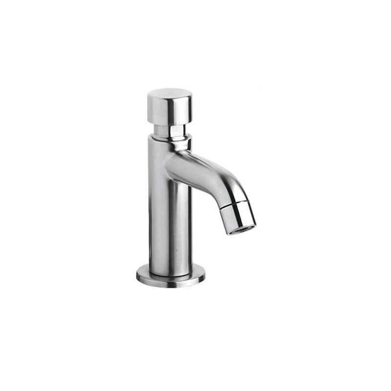 Self-closing fountain tap